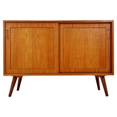 Mid-century Danish vintage Teak hallway cabinet, sideboard, By Hundevad 1960s