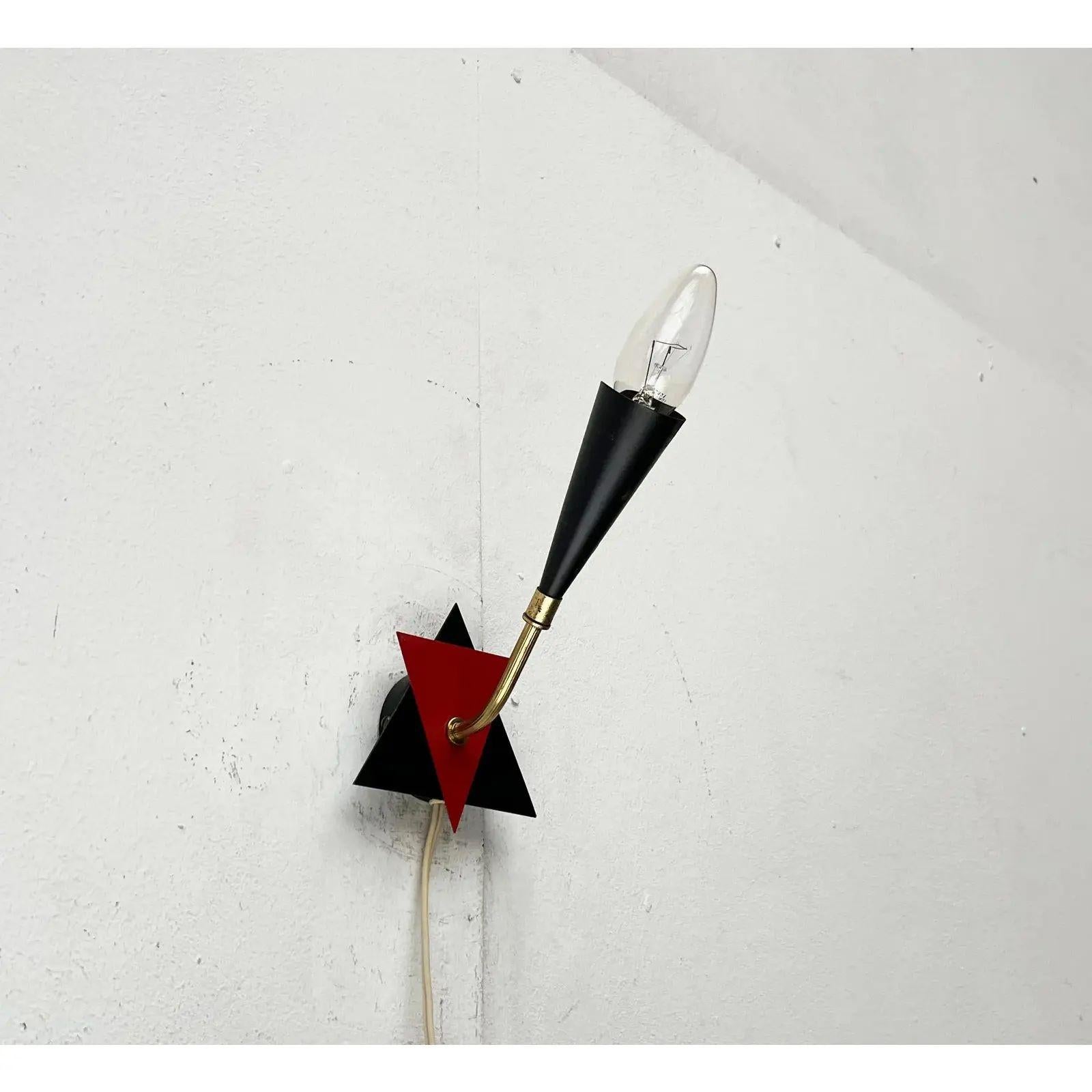 Lámpara de pared danesa de mediados de siglo, años 60 en venta 3