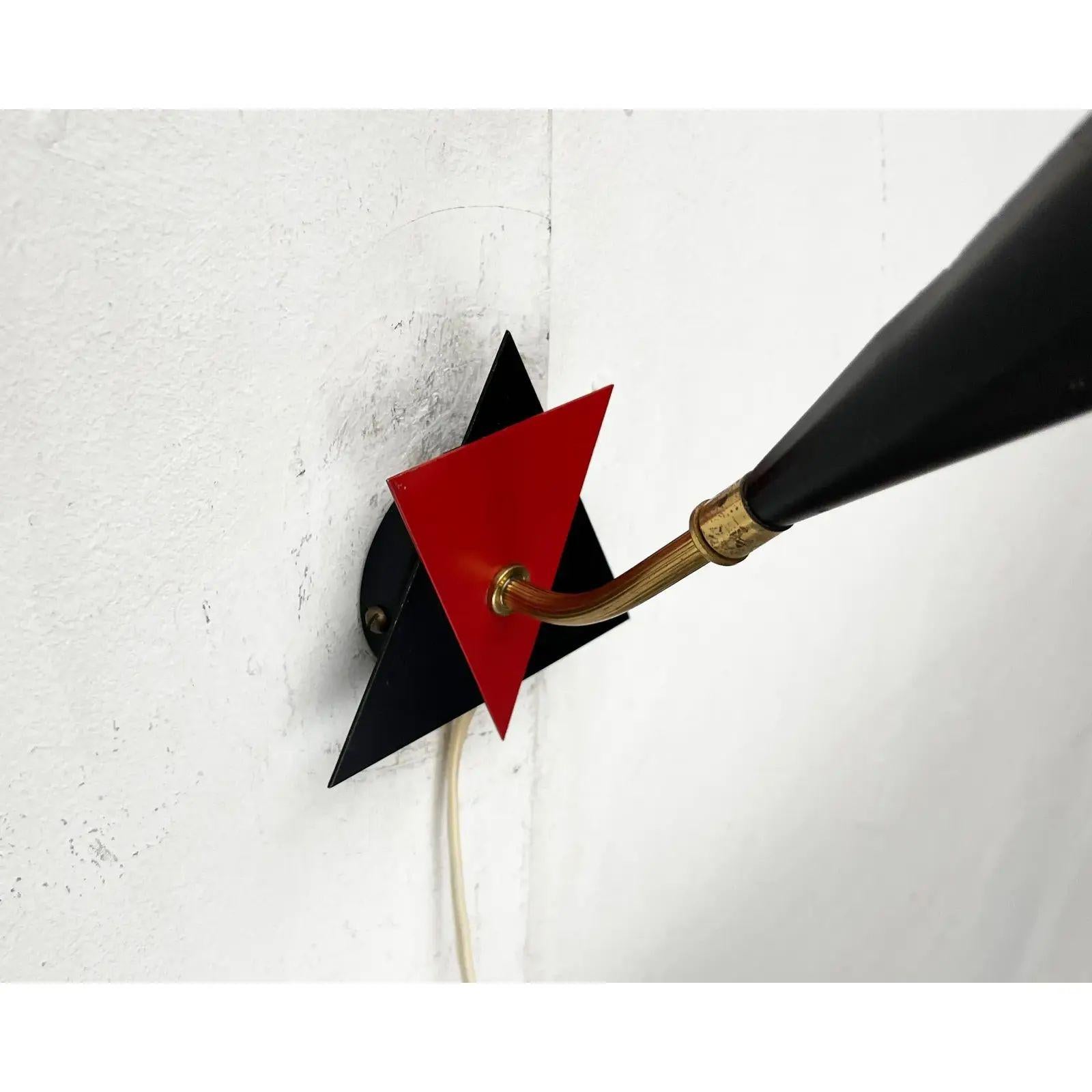 Lámpara de pared danesa de mediados de siglo, años 60 en venta 1