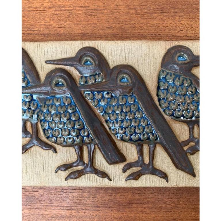 Mid-Century moderno Piatto a rilievo da parete danese di metà secolo di Marianne Starck in vendita
