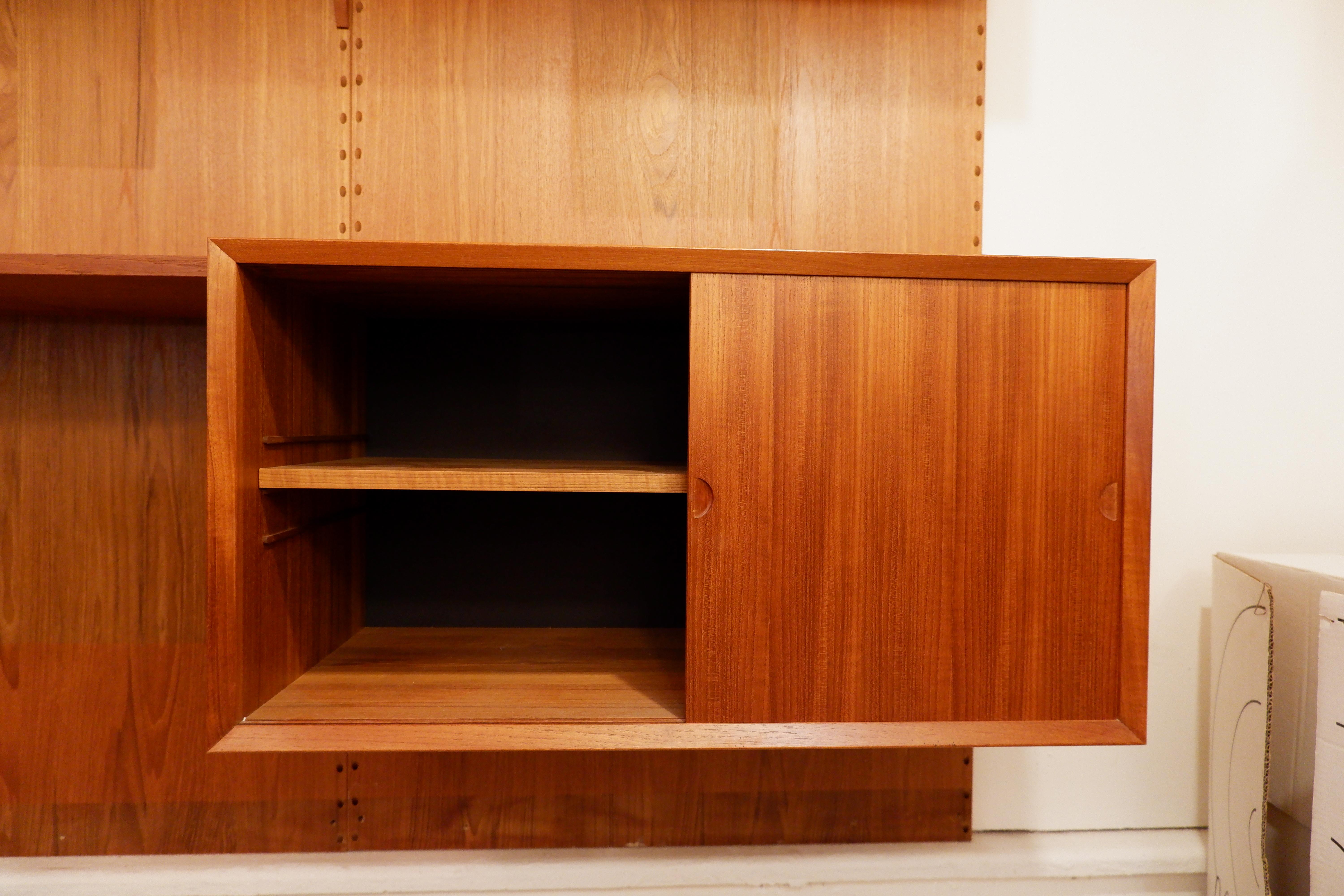 Mid-Century Danish Wall Unit by Poul Cadovius for Cado - 1960s 5