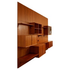 Mid-Century Danish Wall Unit by Poul Cadovius for Cado - 1960s