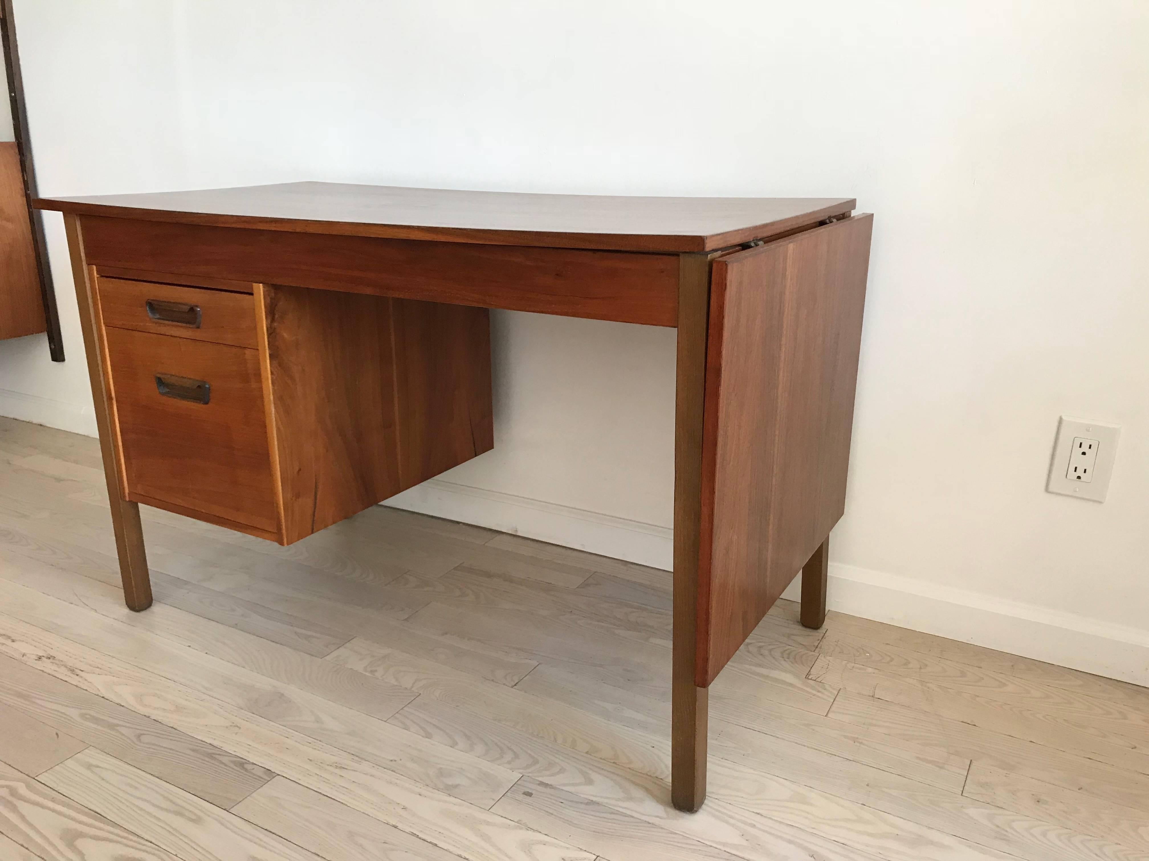 Mid-Century Modern Midcentury Danish Walnut Expandable Desk for Maurice Villency