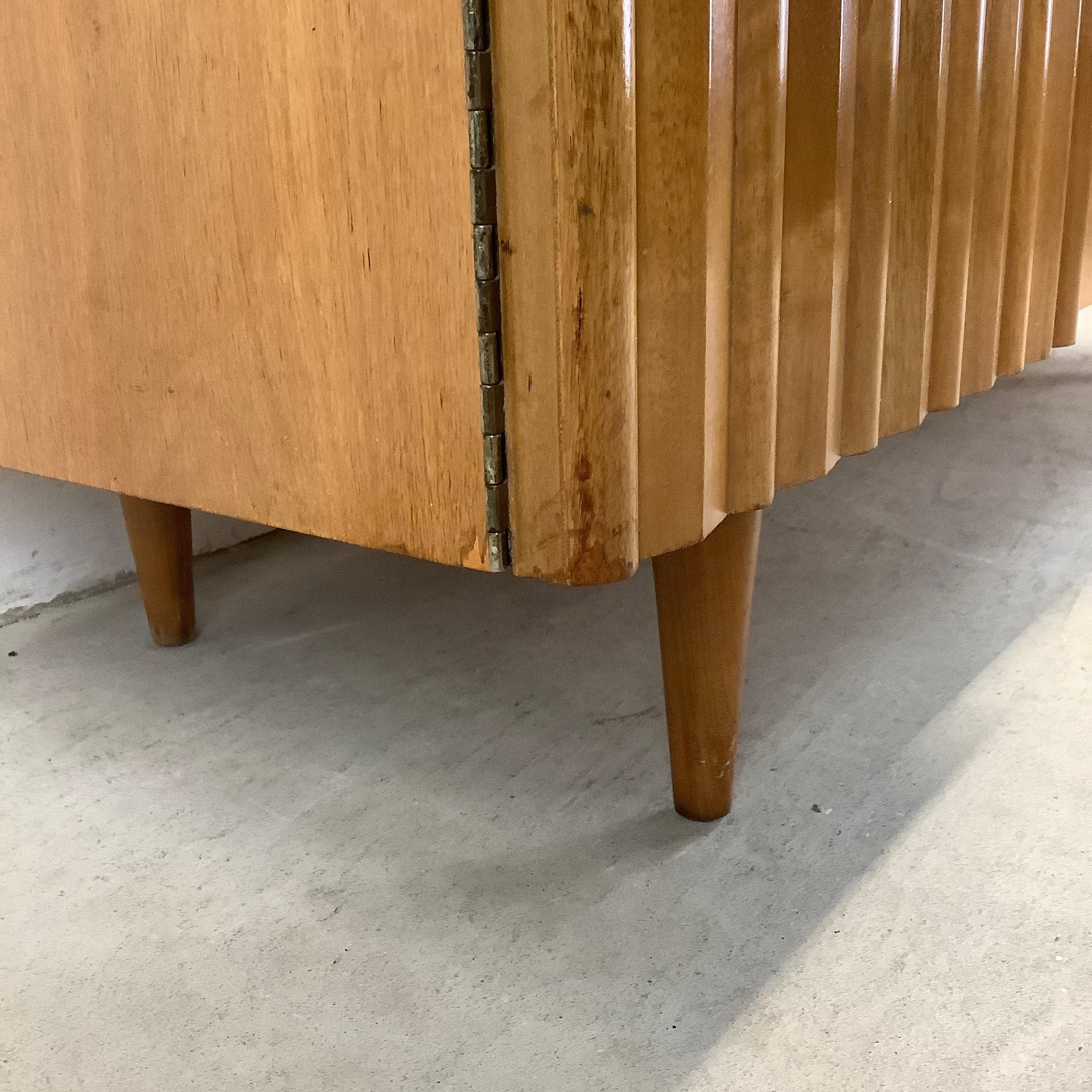Mid-Century Danish Walnut Sideboard With Display Hutch 7