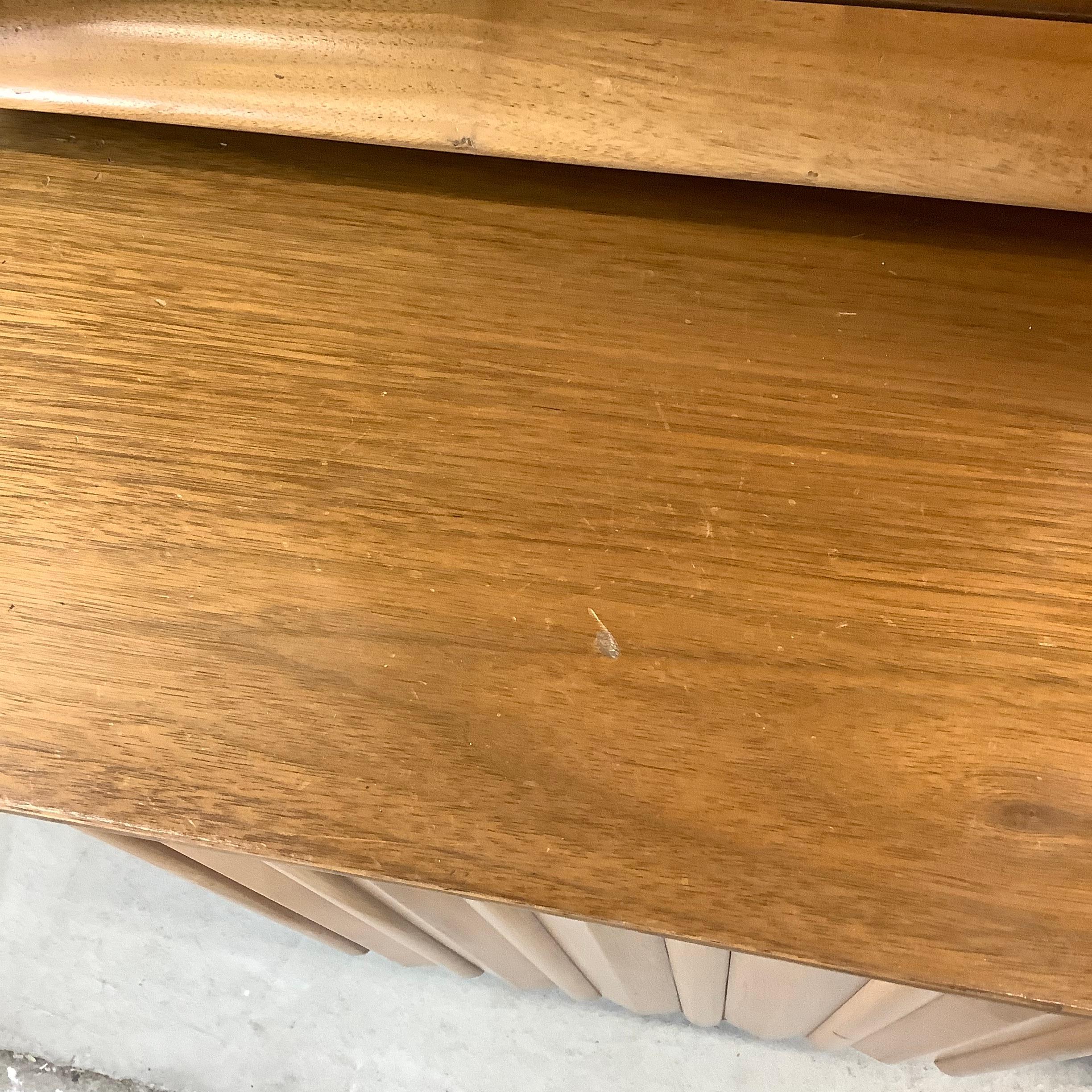 Mid-Century Danish Walnut Sideboard With Display Hutch 10
