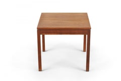 Mid-Century Danish Walnut Square End Table