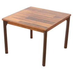 Mid-Century Danish Walnut Square End Table