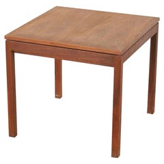 Mid-Century Danish Walnut Square End Table