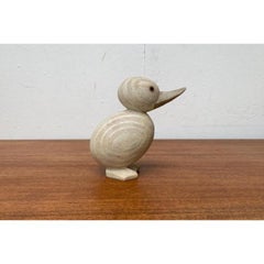 Mid-Century Danish Wooden Bird Figurine, 1960s