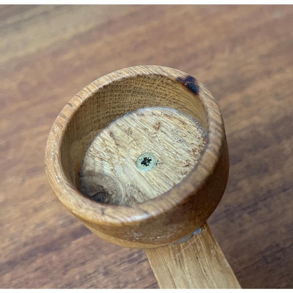 Portacandele in legno danese di metà secolo, anni '60 in vendita 5