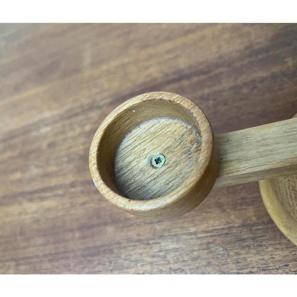 XX secolo Portacandele in legno danese di metà secolo, anni '60 in vendita