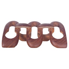 Mid-Century Danish Wooden Cigar Holder in Teak