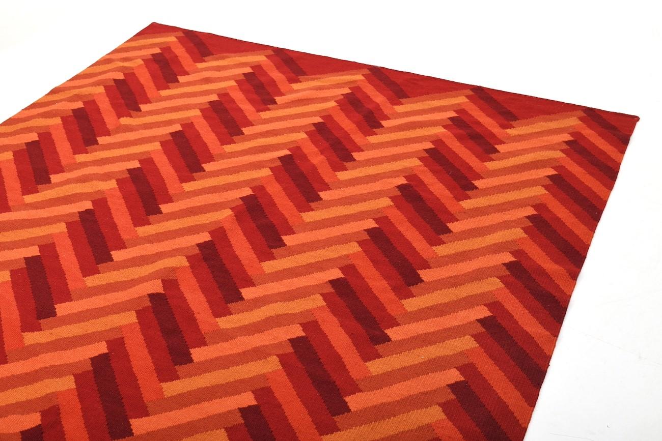 Wool Mid-century Danish wool rug For Sale
