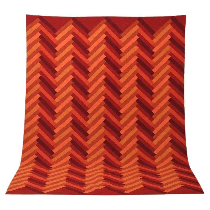 Mid-century Danish wool rug For Sale