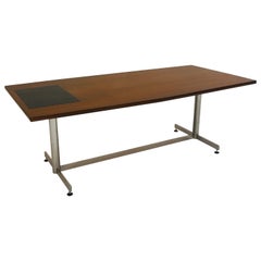 Midcentury Danish Writing Desk or Conference Table, 1970s Midcentury Danish Writing Desk or Conference Table, 1970s