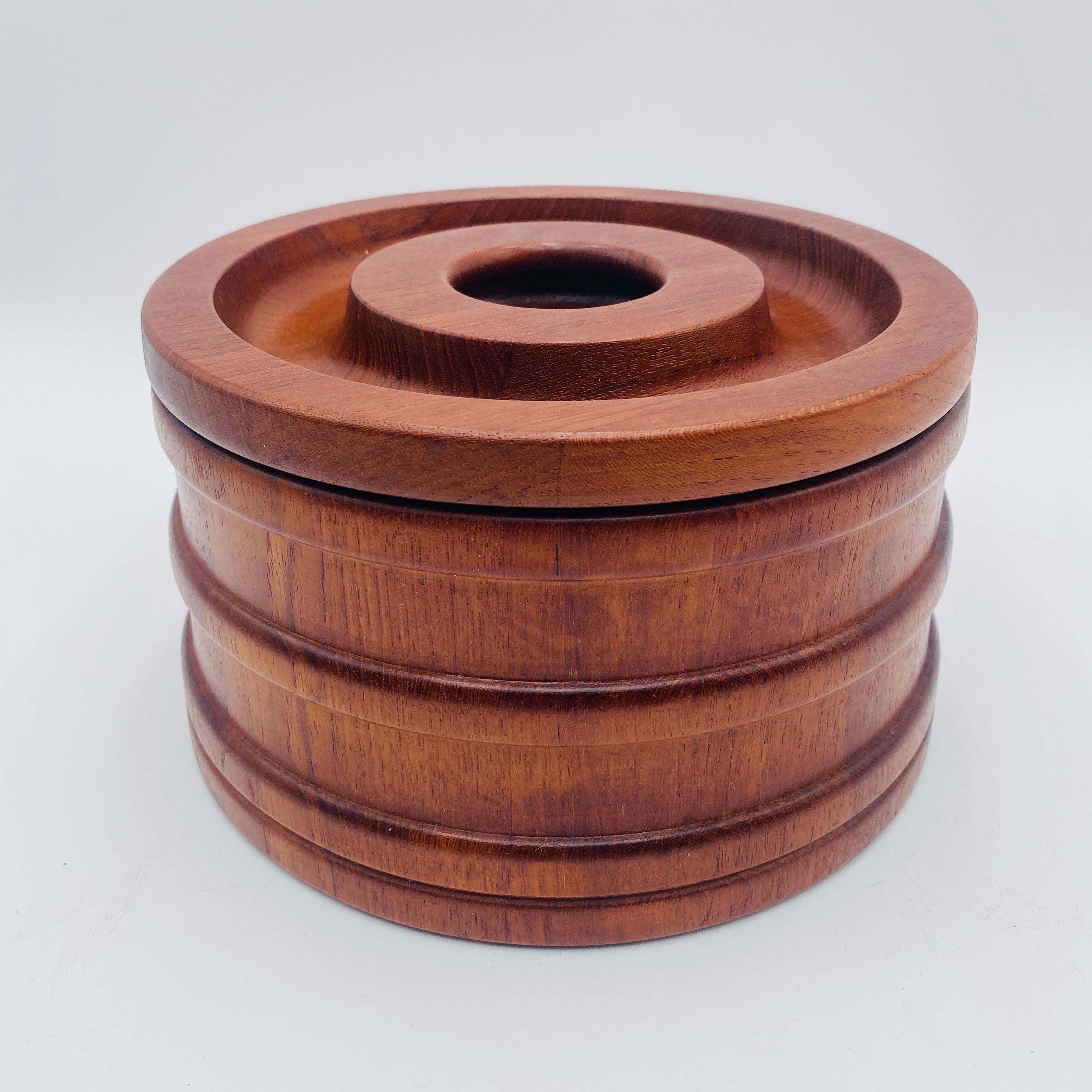 Mid Century Dansk Teak Eiskübel von Jens Quistgaard Dänemark 1960s im Angebot 5