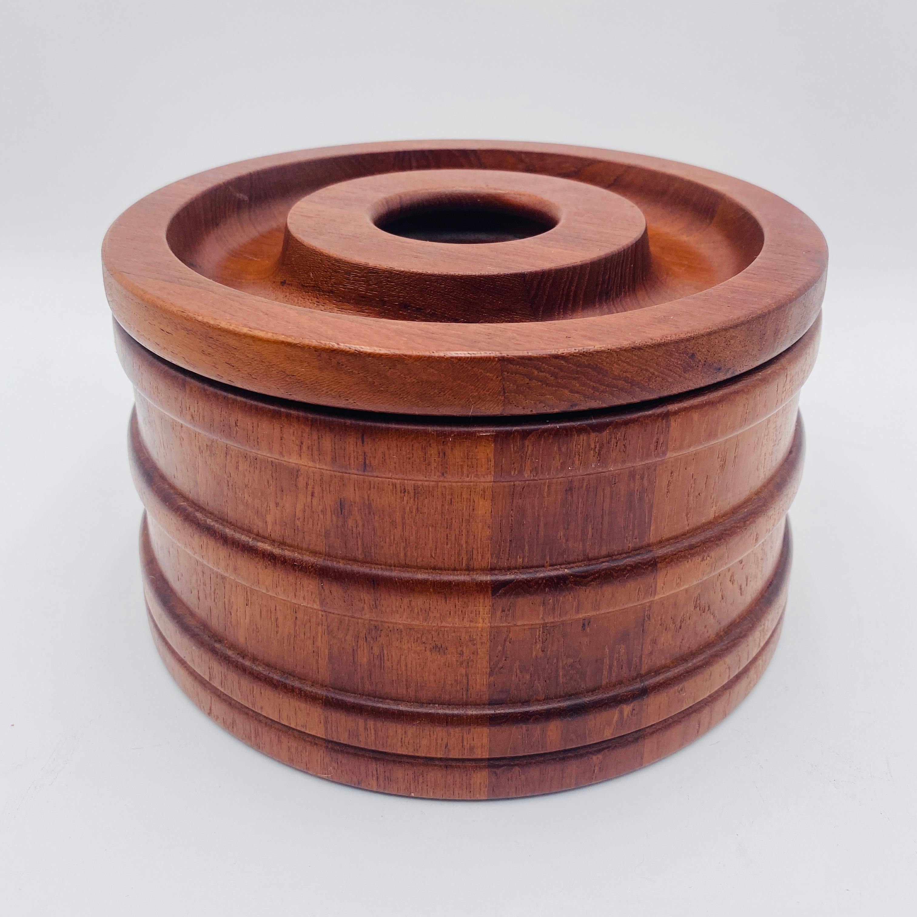 Mid Century Dansk Teak Eiskübel von Jens Quistgaard Dänemark 1960s im Angebot 6