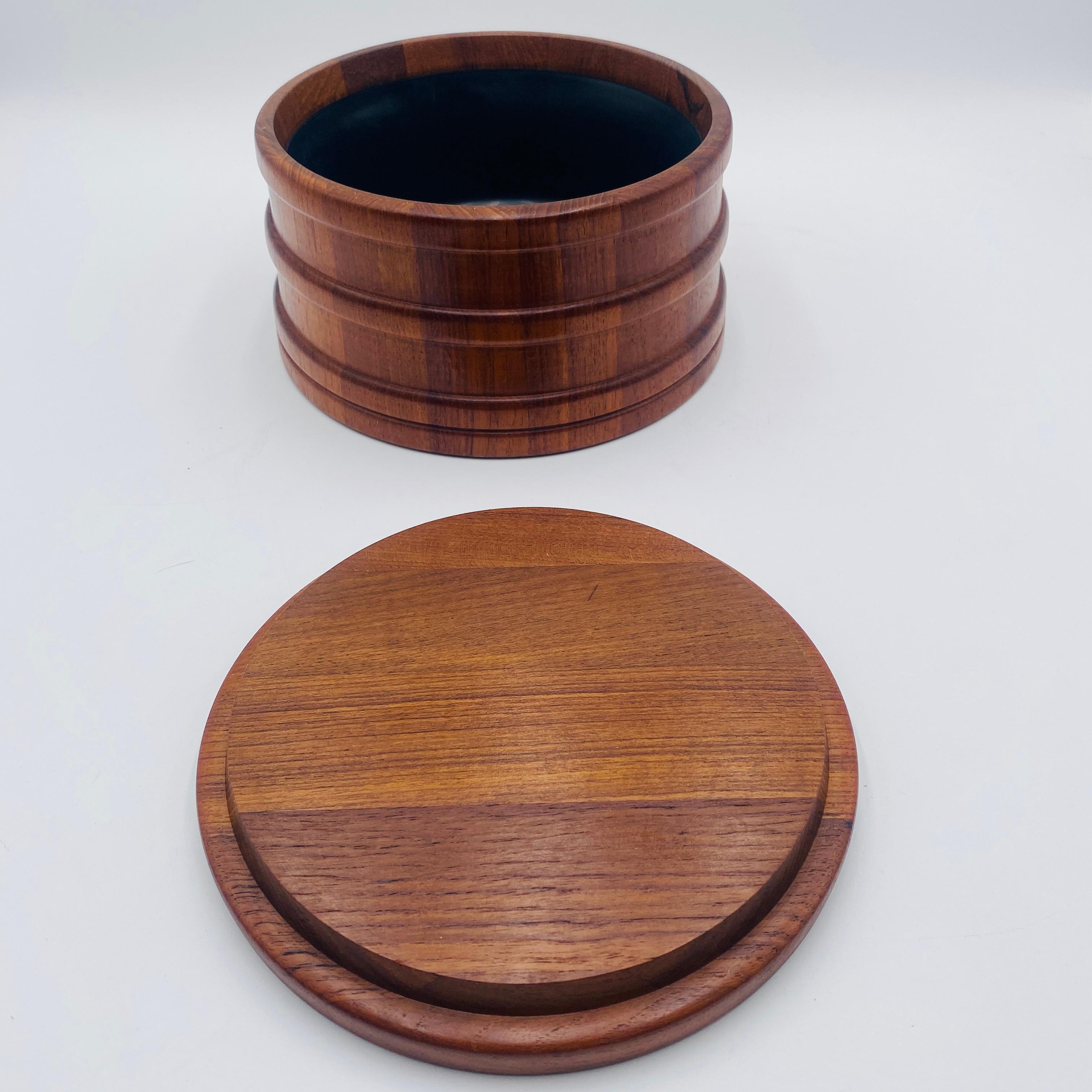 Mid Century Dansk Teak Eiskübel von Jens Quistgaard Dänemark 1960s im Angebot 2