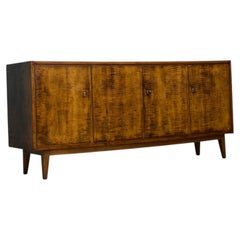 Mid Century Dark Birch Sideboard, 1960s Sideboard, 1960s