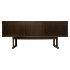 Mid-Century Dark Brown Sideboard
