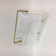 Portariviste David Lange di metà secolo, in lucite, anni '70