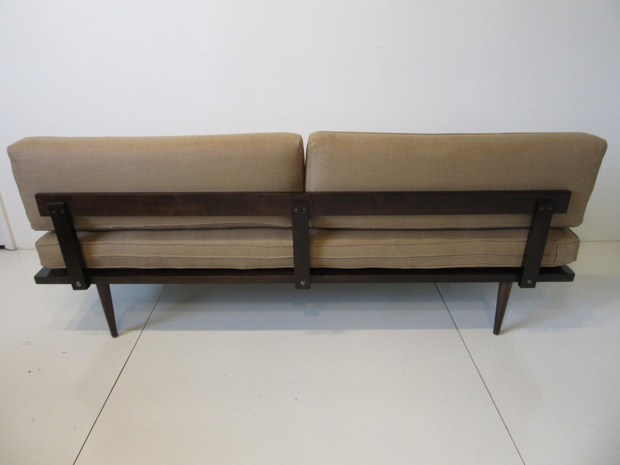 Upholstery Midcentury Day Bed / Sofa in the Style of George Nelson