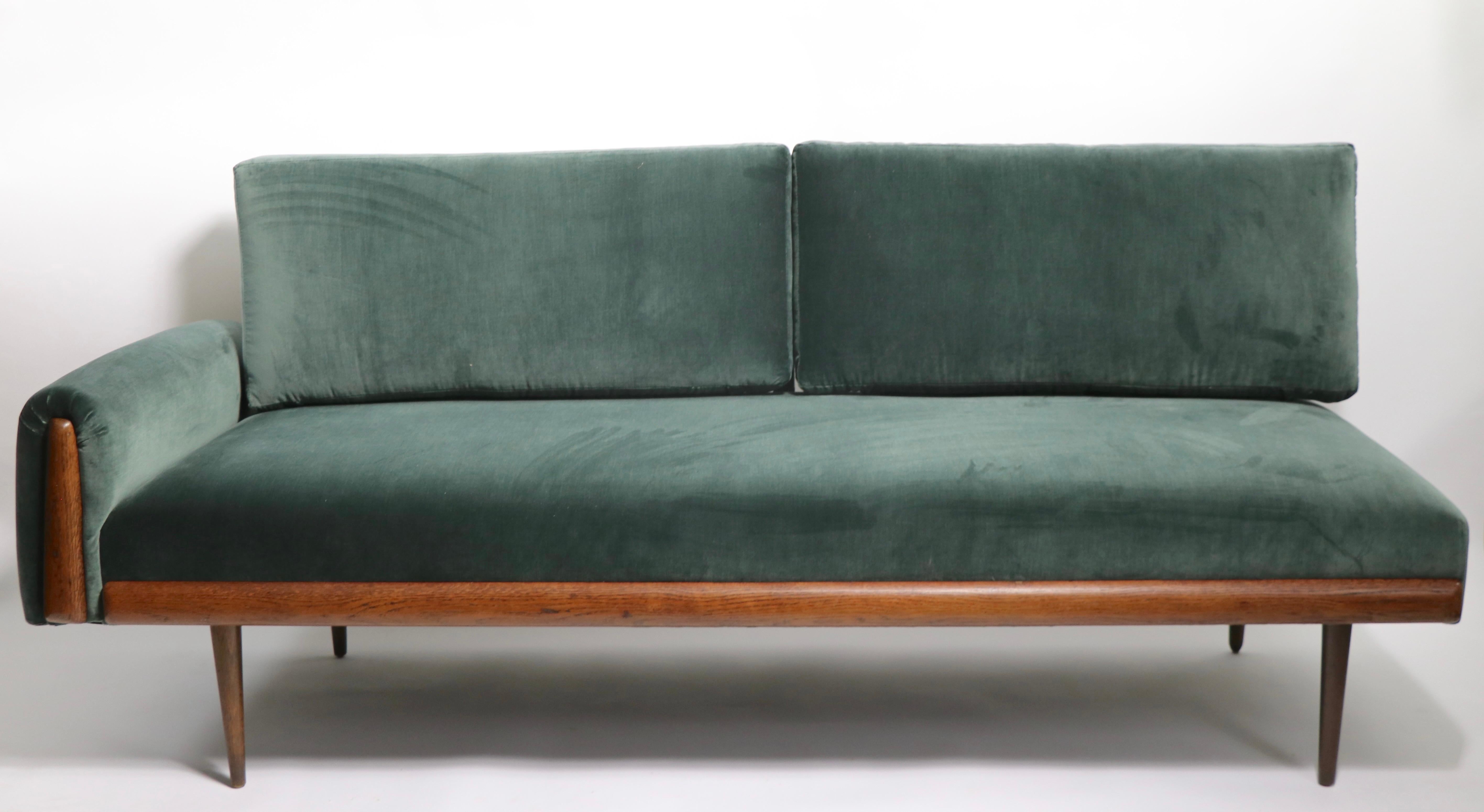 Mid-Century Modern Mid-Century Daybed Newly Reupholstered