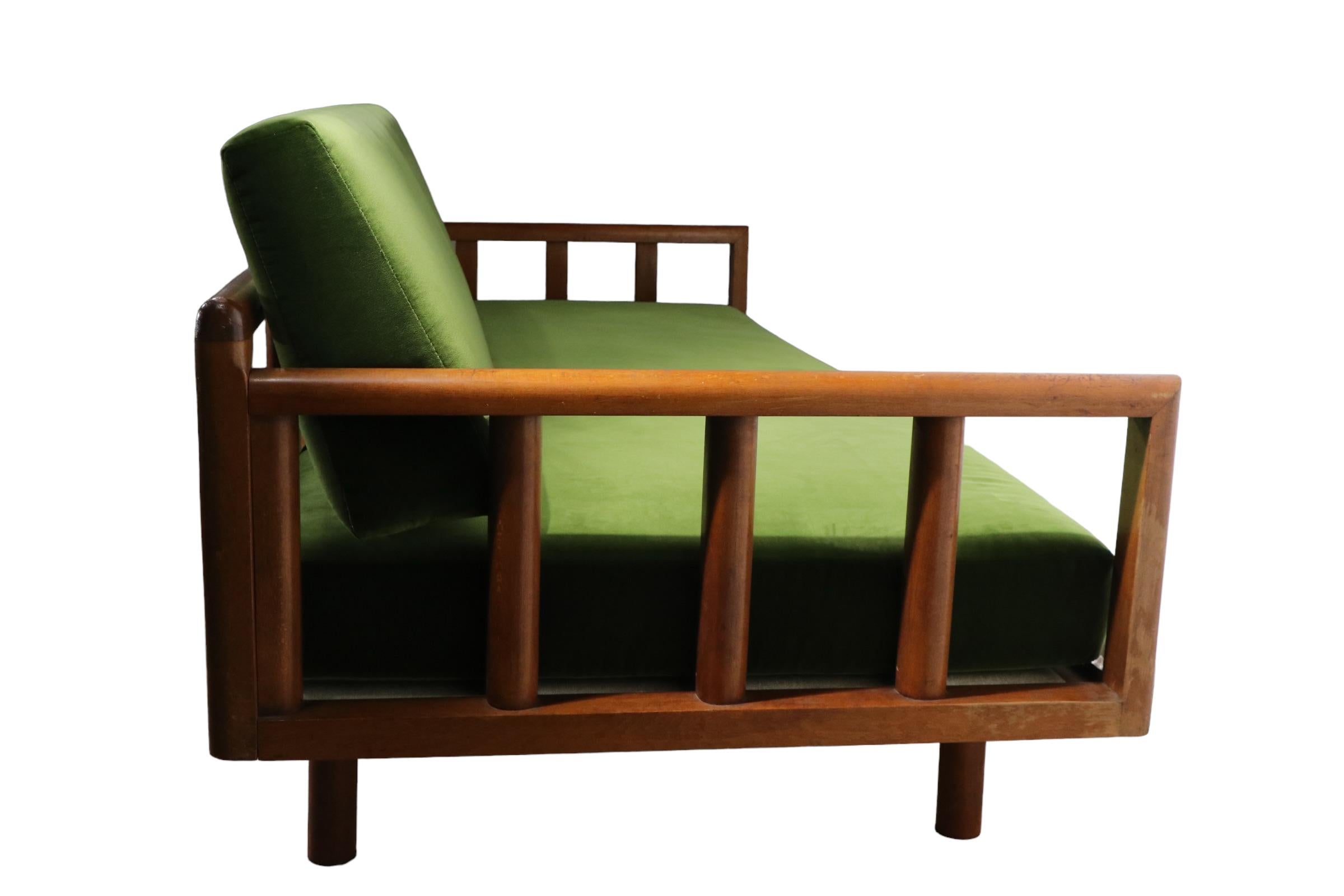 Upholstery Mid-Century Daybed Sofa After Robsjohn Gibbings Att. to John Widdicomb