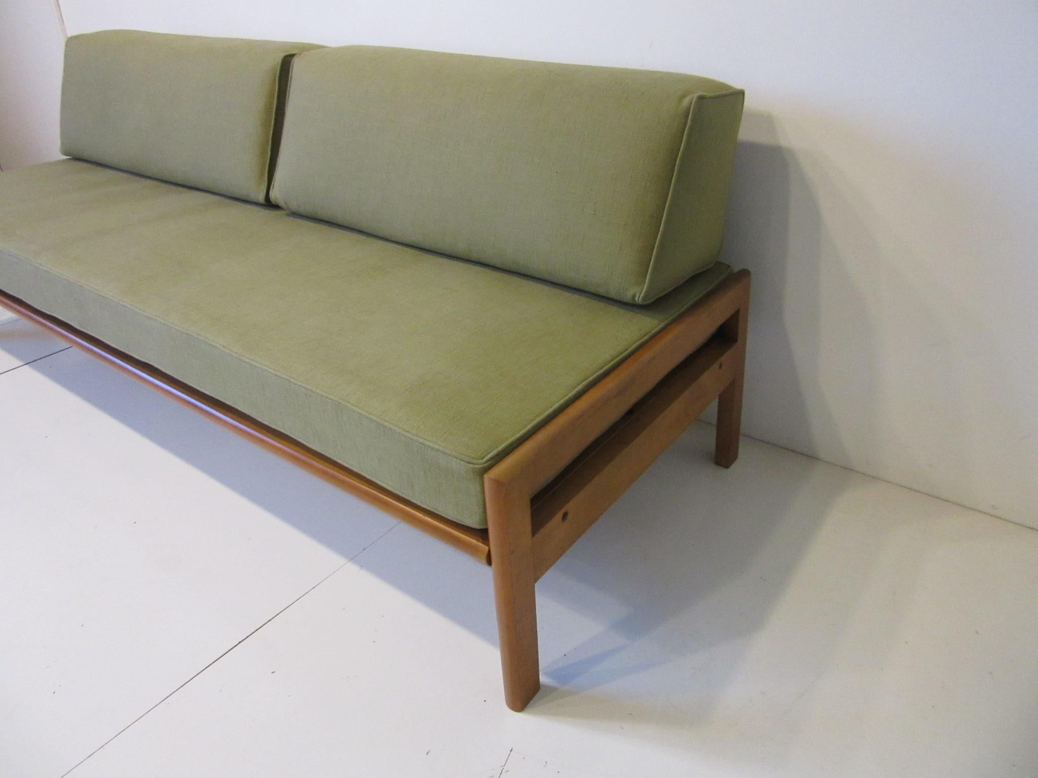 Mid-Century Modern Midcentury Daybed / Sofa in the Style of Van Keppel Green