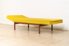 Midcentury Daybed Sofa with Yellow Knoll Fabric, 1960s