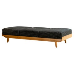 Mid-Century Daybed  with Original Fabric - 1950s