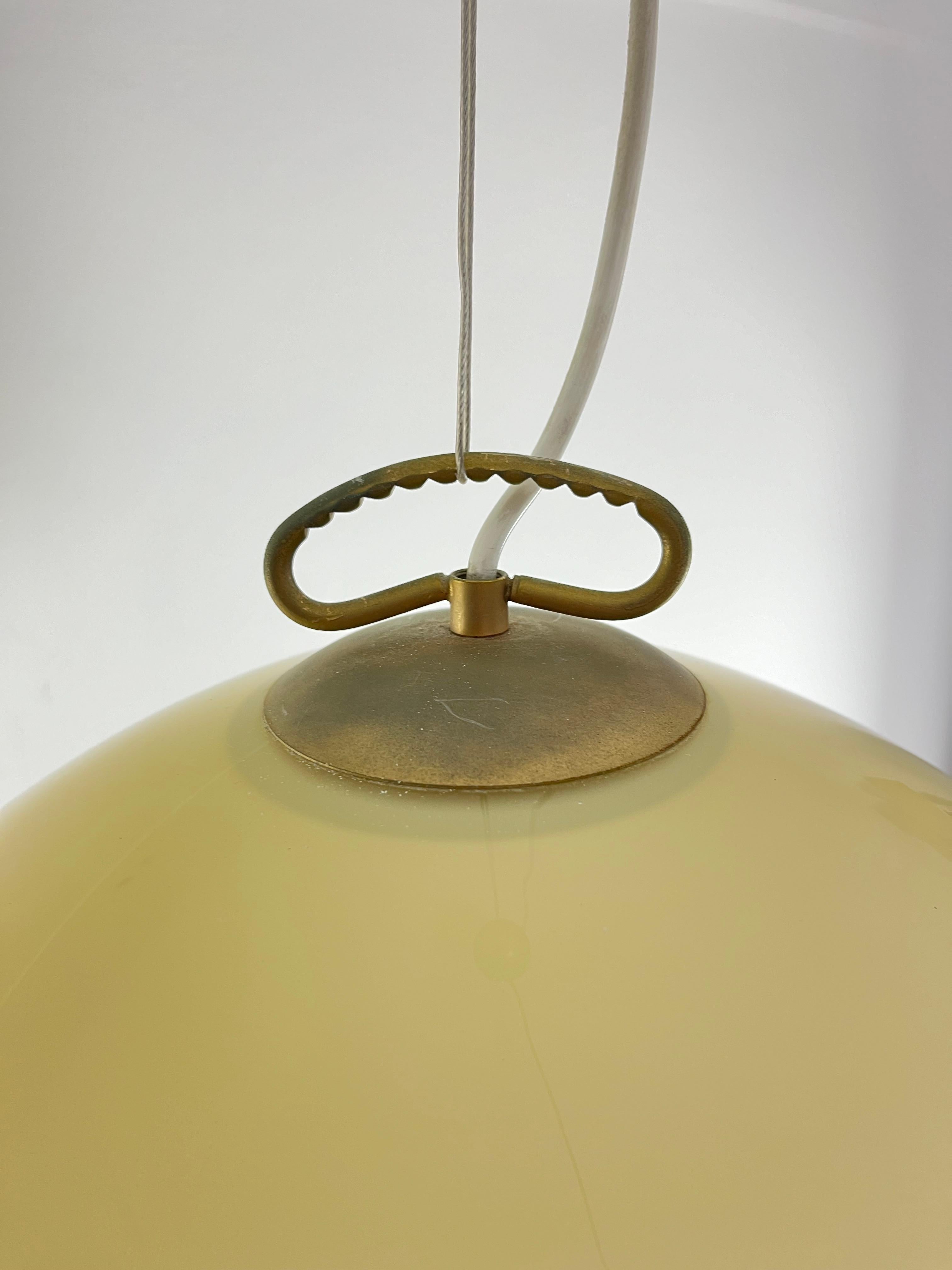Mid-Century De Majo Murano Glass Bell Chandelier, 1960s For Sale 2