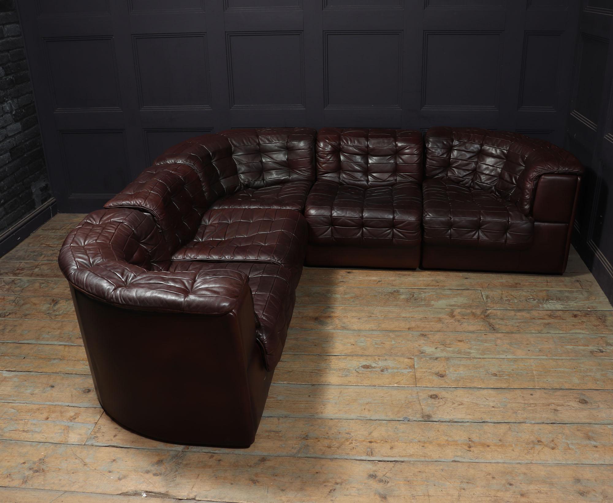 Mid Century De Sede DS11 Modular Sofa In Good Condition In Paddock Wood Tonbridge, GB