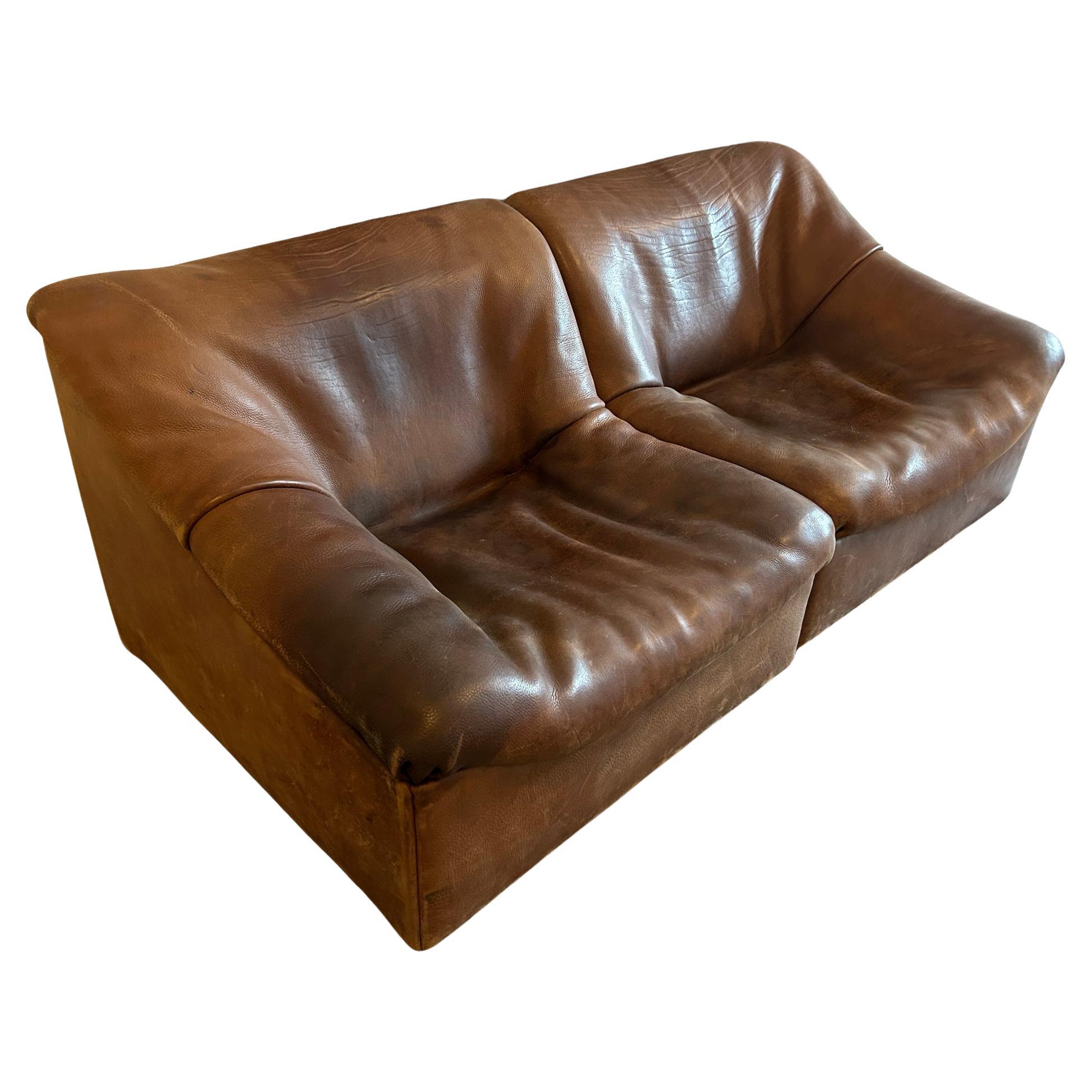 buffalo leather sofa