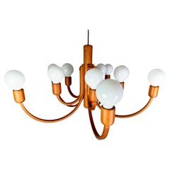 Mid Century Deckenleuchte Strahler Domus Teak Deckenlampe