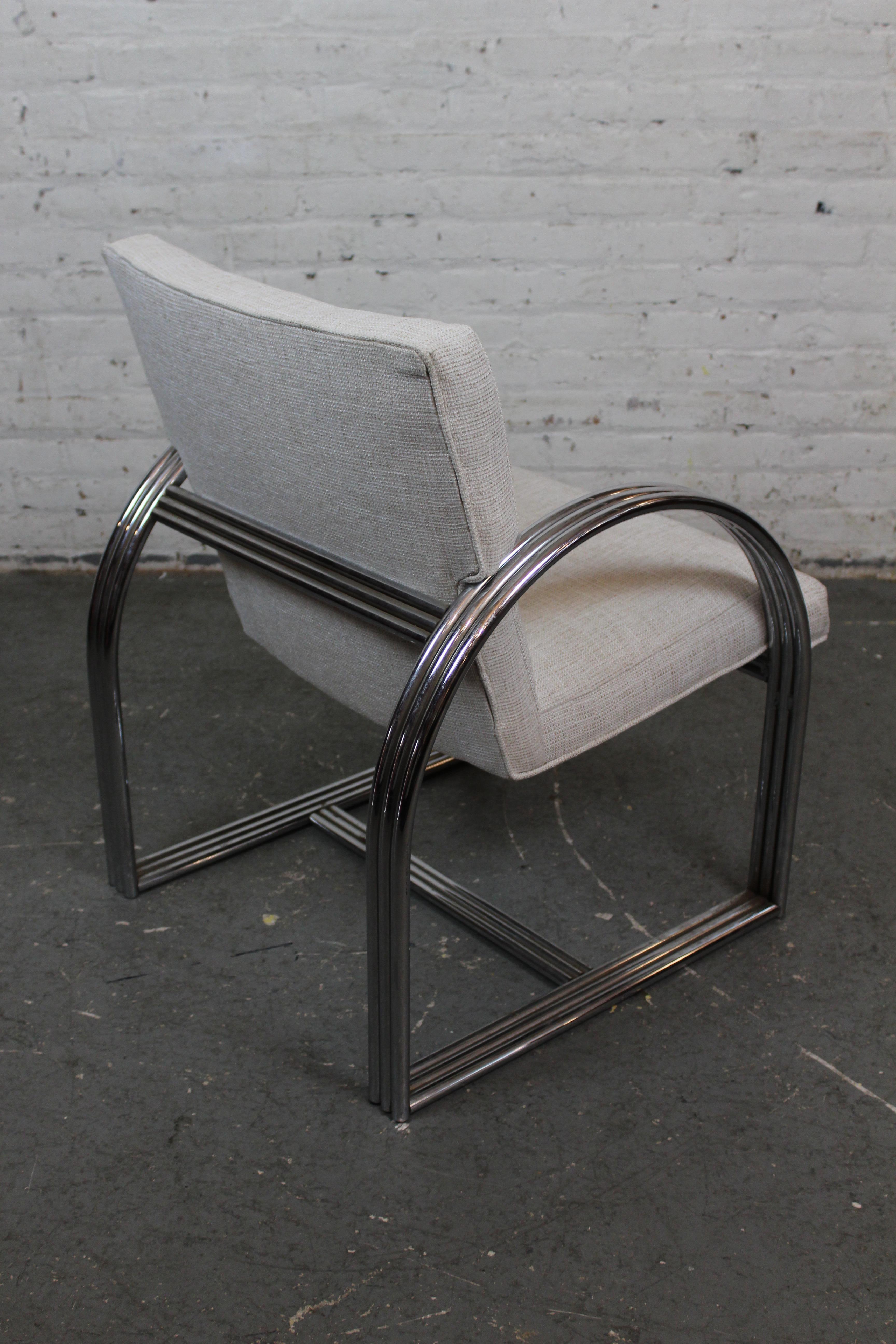 Poltrone Deco di metà secolo di Milo Baughman per Thayer Coggin in vendita 6