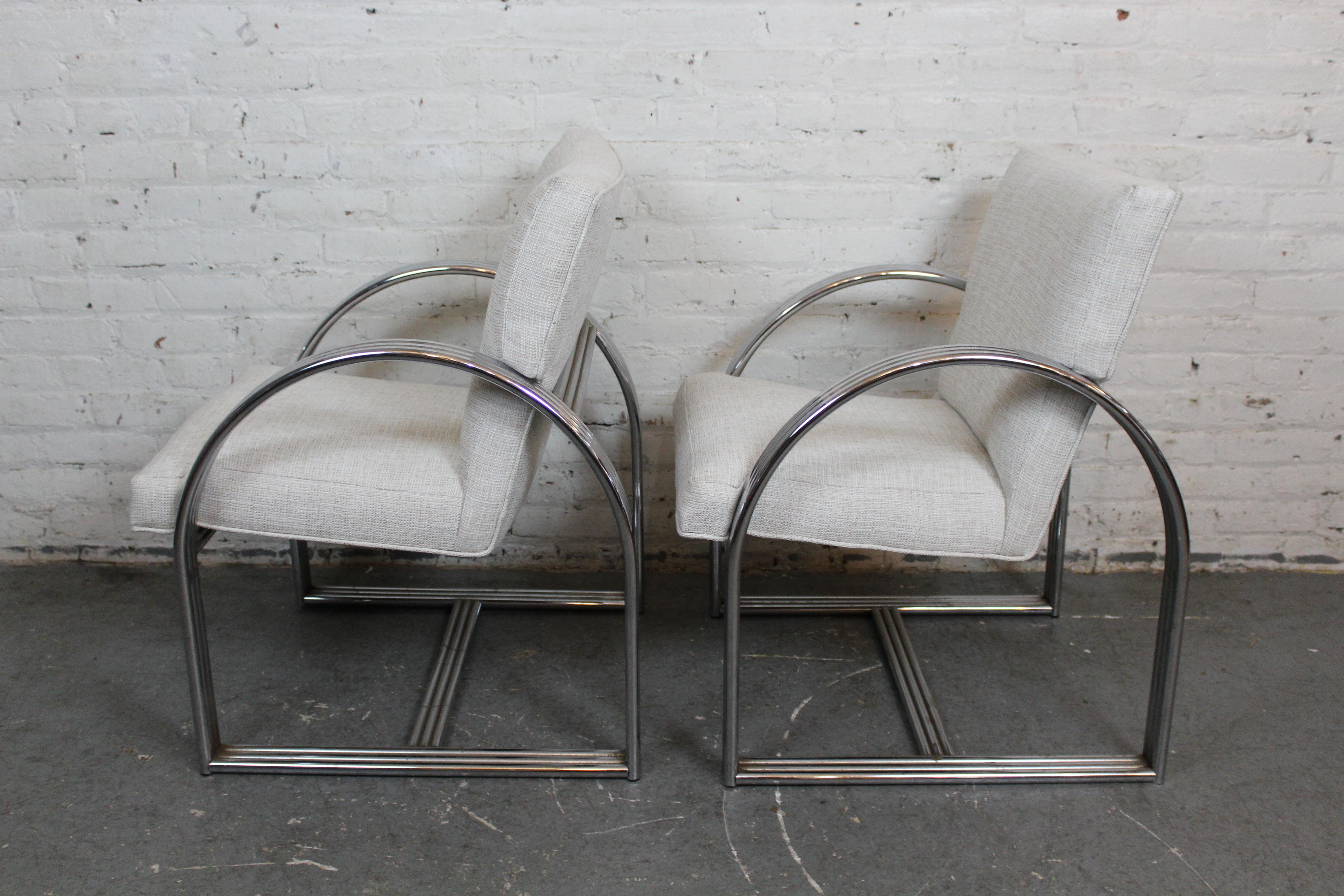 Mid-Century moderno Poltrone Deco di metà secolo di Milo Baughman per Thayer Coggin in vendita