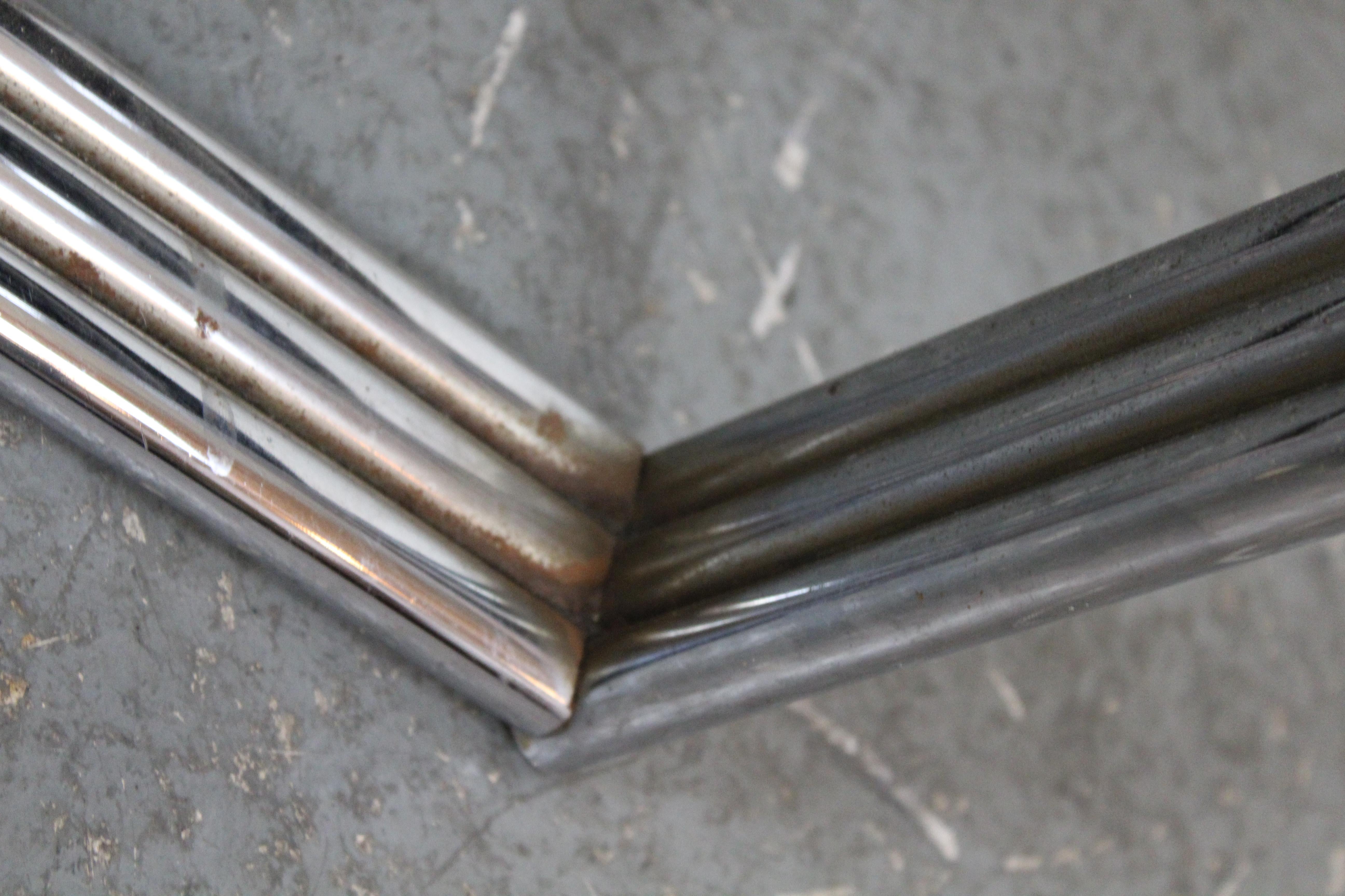 Metallo Poltrone Deco di metà secolo di Milo Baughman per Thayer Coggin in vendita