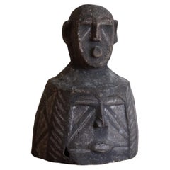  Mid Century, Decorative African Wooden Sculpture, Made in the 1940-50s