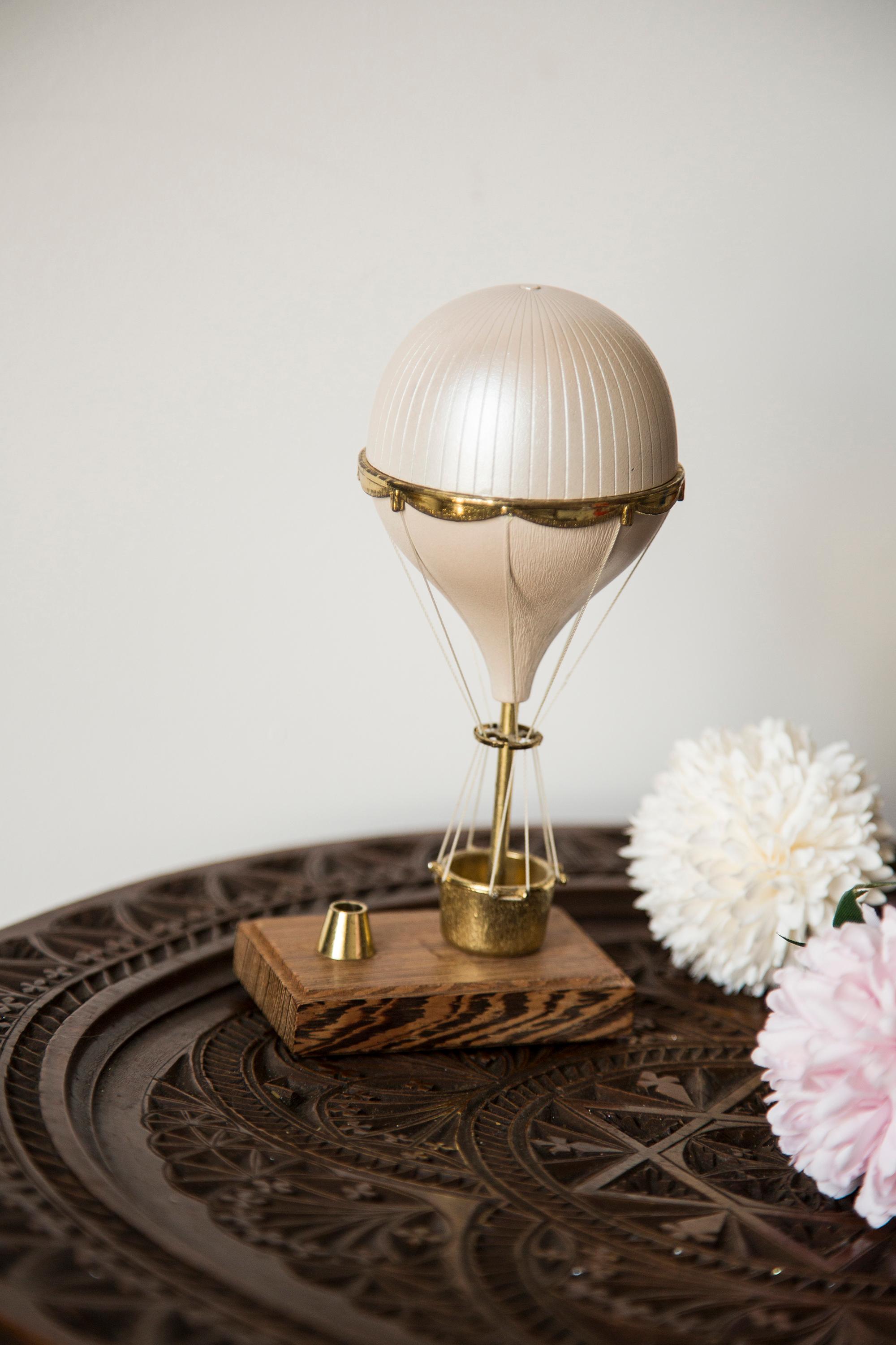 French Midcentury Decorative Balloon Stand for Pen, Inkwell, Sculpture, France, 1960s