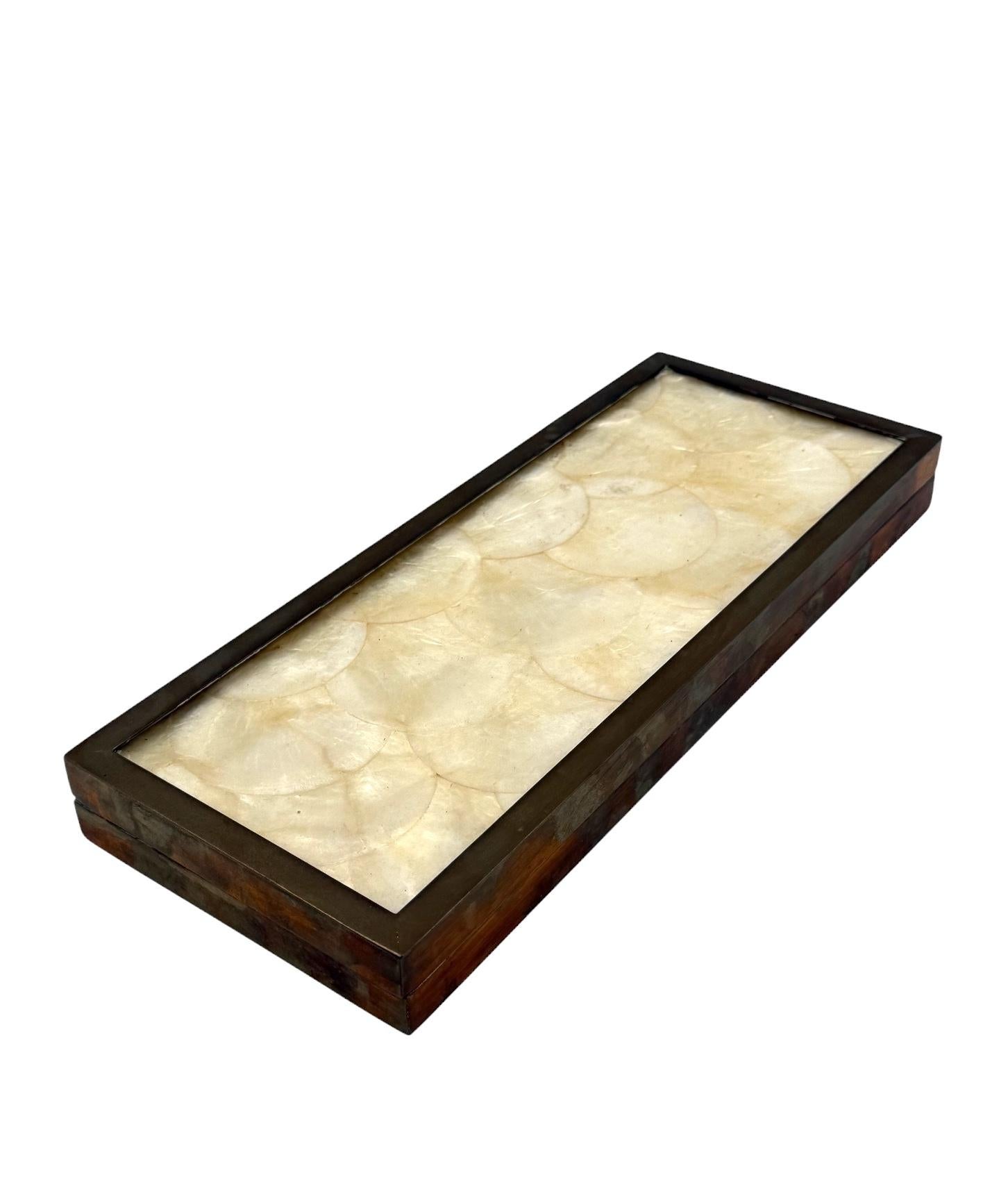 Caja decorativa de mediados de siglo, Italia, ca. 1960 en venta 4
