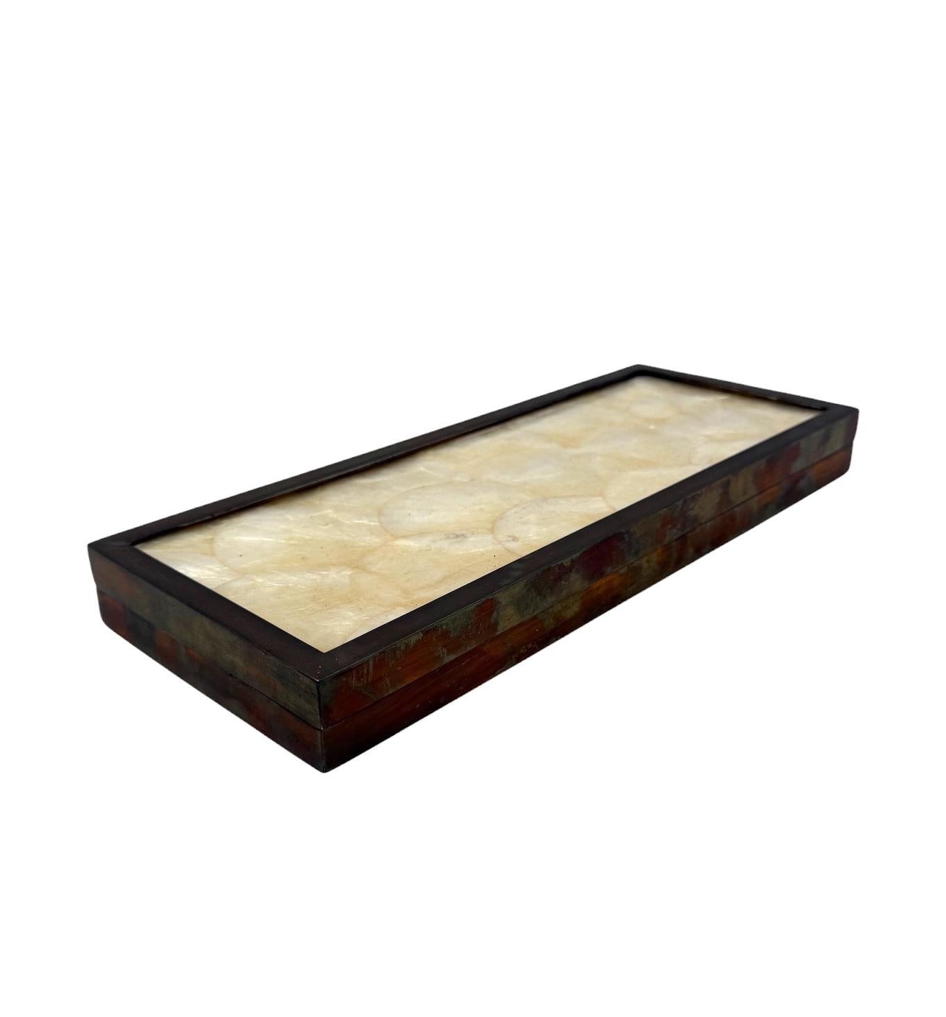 Caja decorativa de mediados de siglo, Italia, ca. 1960 Regencia de Hollywood en venta