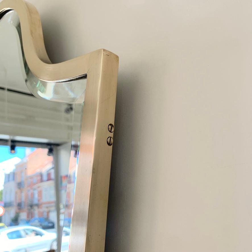 Miroir Decorative Mid-Century en laiton, circa 1960, Italie. en vente 3