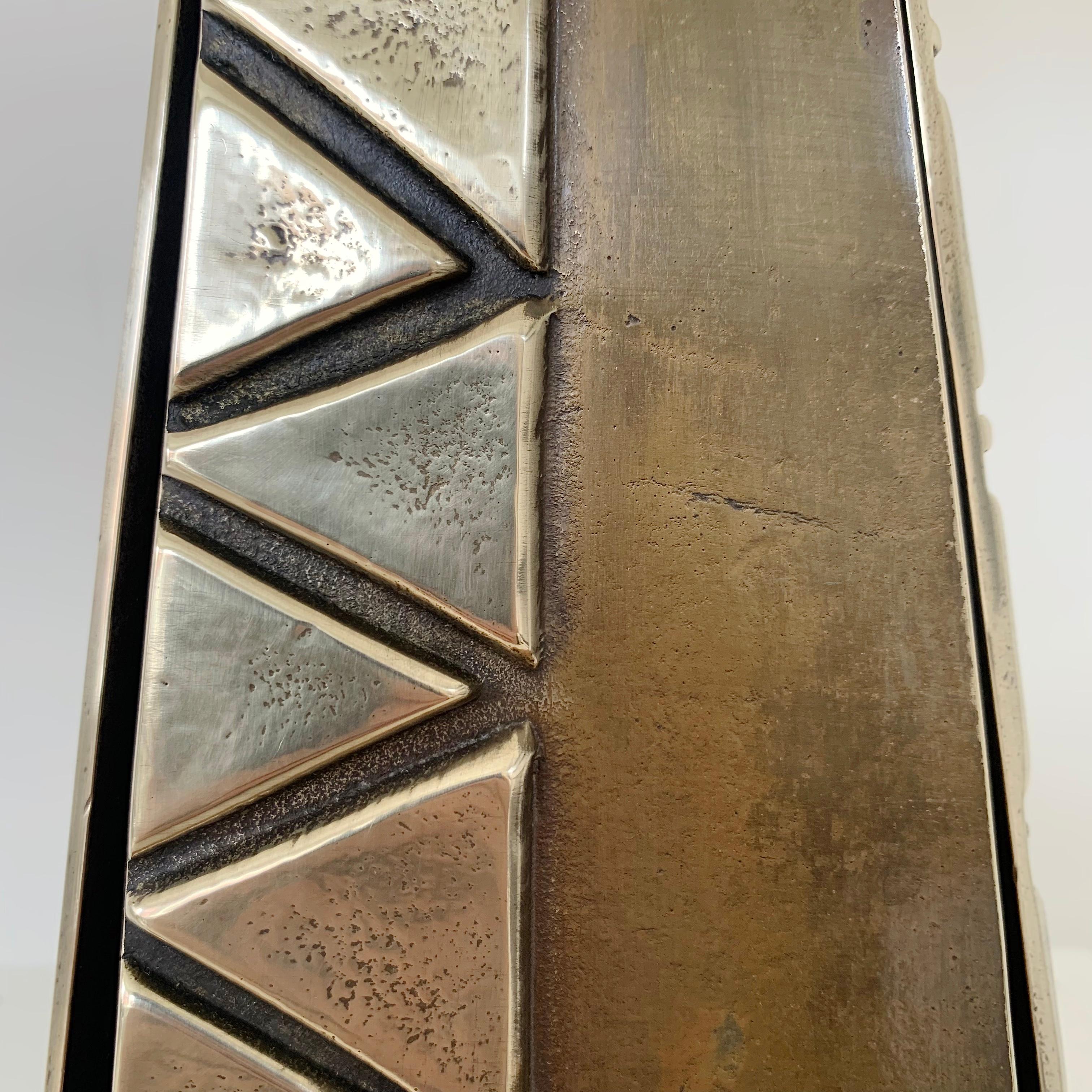 Mid-Century Decorative Bronze Table Lamp, circa 1960, Italy. For Sale 2