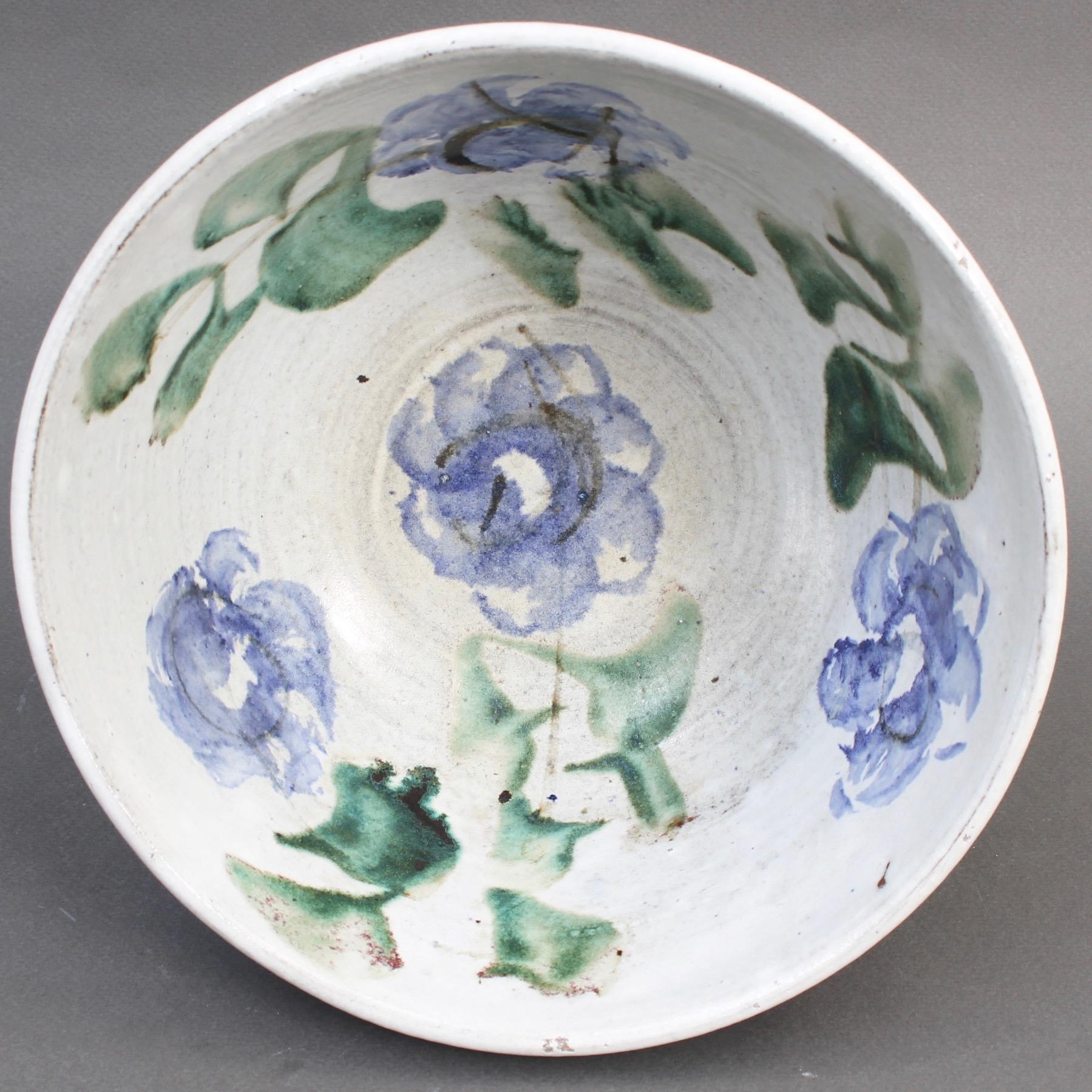 Midcentury Decorative Ceramic Bowl by Albert Thiry, circa 1960s For Sale 5