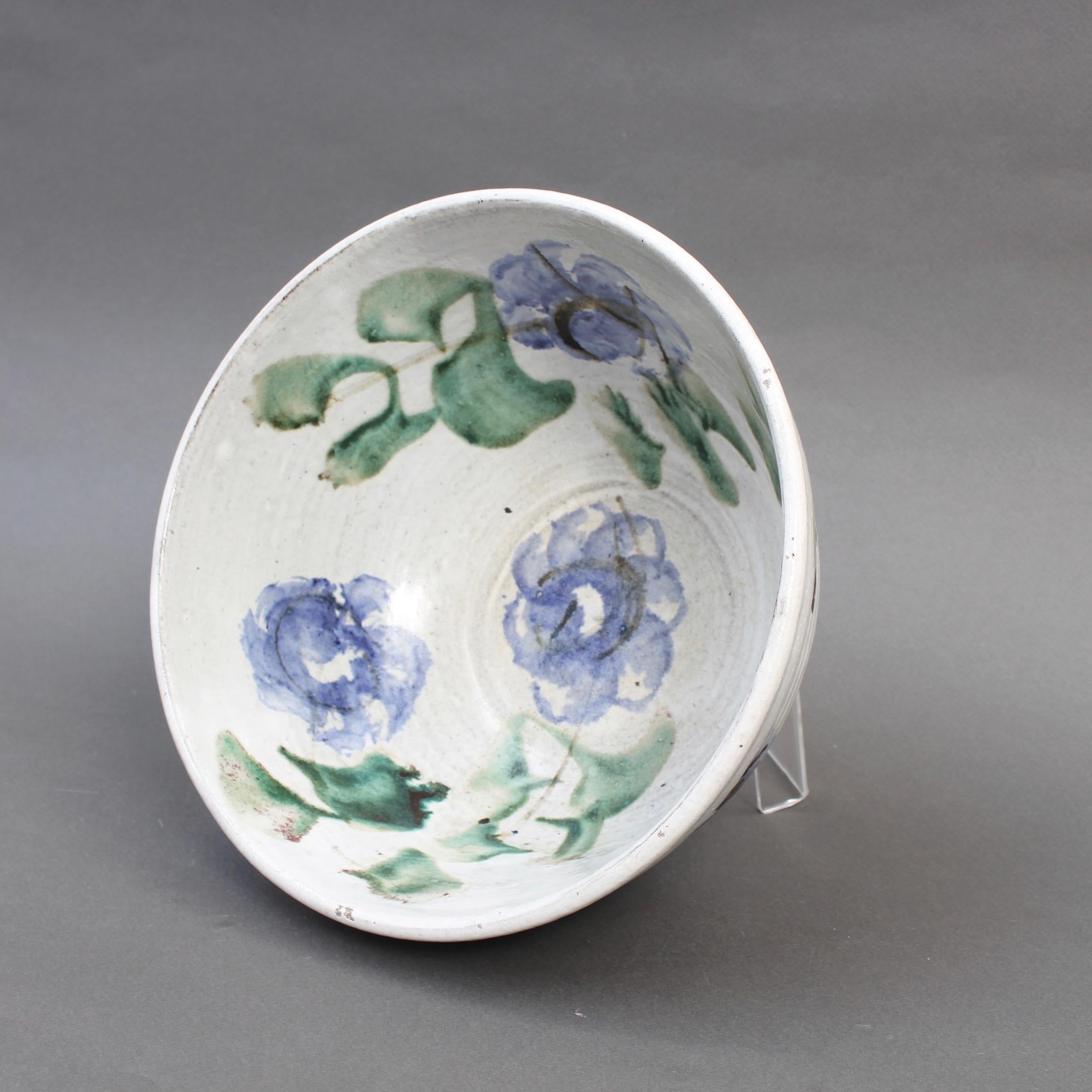 Mid-Century Modern Midcentury Decorative Ceramic Bowl by Albert Thiry, circa 1960s For Sale