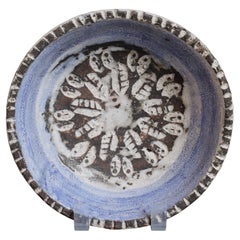 Ciotola decorativa in ceramica della metà del secolo scorso di Albert Thiry