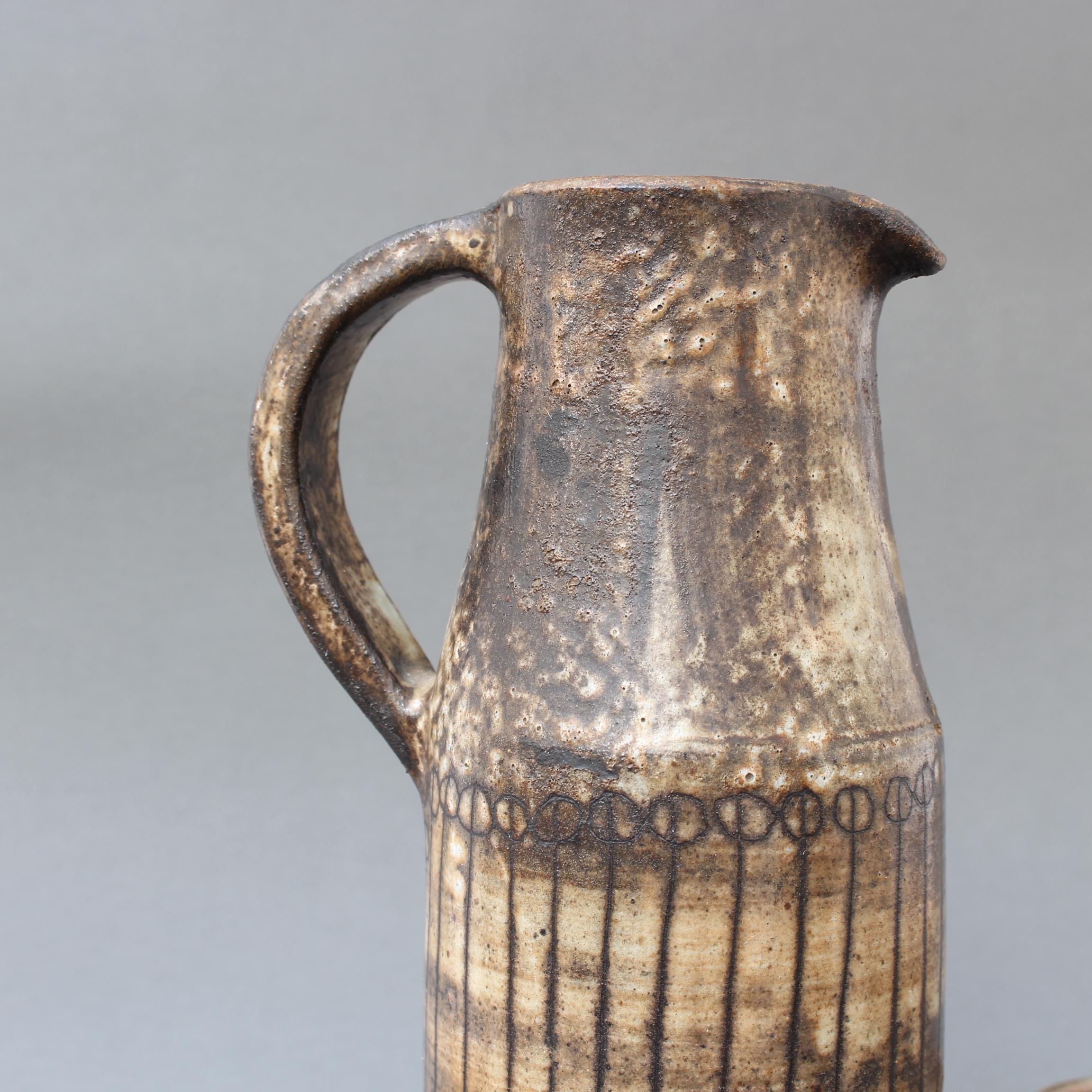 Mid-Century Decorative Ceramic Drink Set by Jacques Pouchain - Atelier Dieulefit For Sale 4