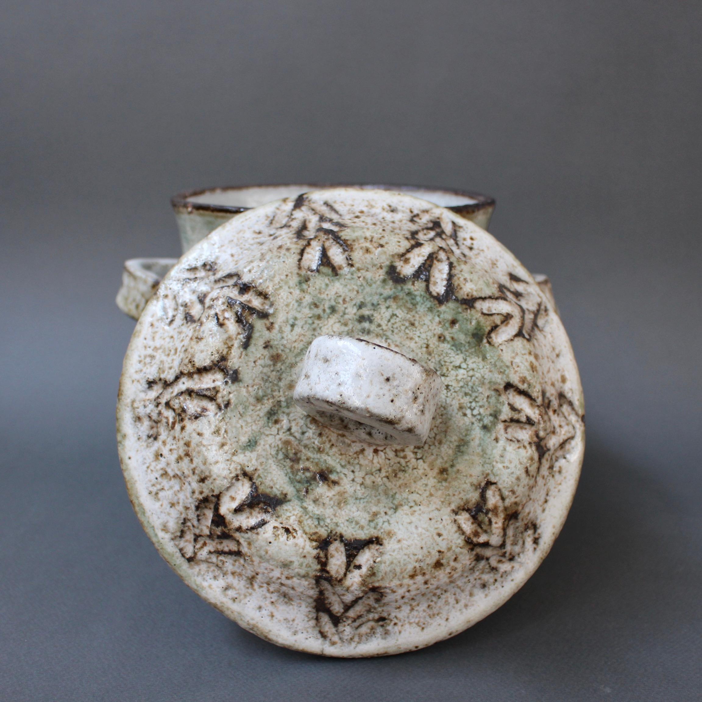 Ceramic Mid-Century Decorative Crockery Pot by Albert Thiry, circa 1960s