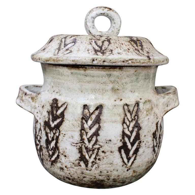 Mid-Century Decorative Crockery Pot by Albert Thiry, circa 1960s For ...